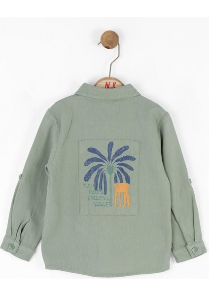 Nk Erkek Bebek Tiny Gömlek 1-4 Yaş Yeşil