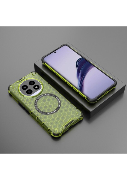 Oppo Realme 13 Pro Manyetik Kılıf Darbeye Dayanıklı Telefon Kılıfı (Yurt Dışından)