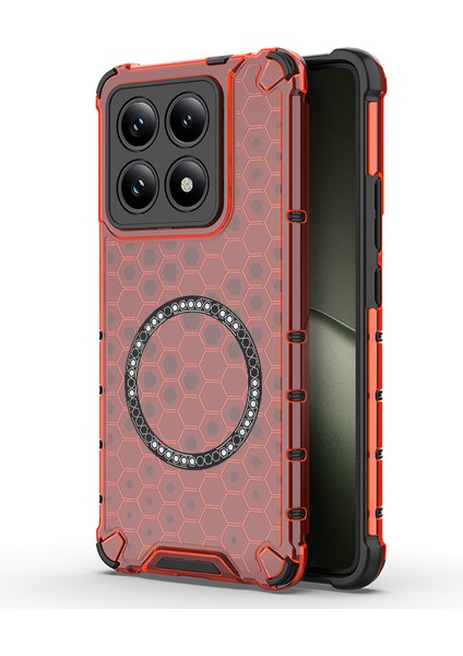 Xiaomi Poco X6 Manyetik Şeffaf Düşmeye Dayanıklı Telefon Kılıfı (Yurt Dışından)