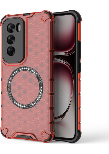 Oppo Reno 12 Pro Manyetik Kılıf Darbeye Dayanıklı Telefon Kılıfı (Yurt Dışından)