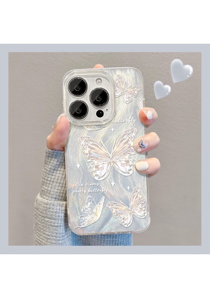 Iphone 16 Pro Karikatür Sevimli Darbeye Dayanıklı Telefon Kılıfı (Yurt Dışından)