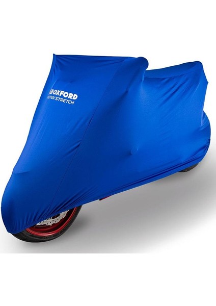Motosiklet Protex Indoor Premium Stretch-Fit Kilif Iç Mekan Medium Mavi CV179