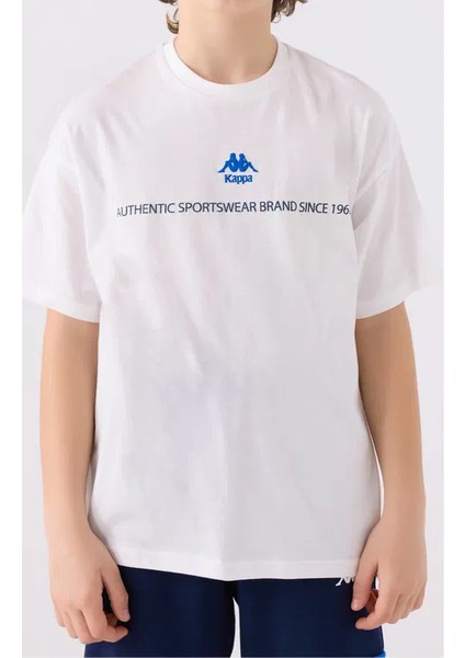Kappa Erkek Çocuk T-Shirt 6-16 Yaş Beyaz fiyatları