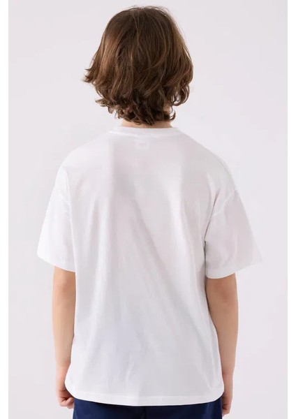 Kappa Erkek Çocuk T-Shirt 6-16 Yaş Beyaz modelleri