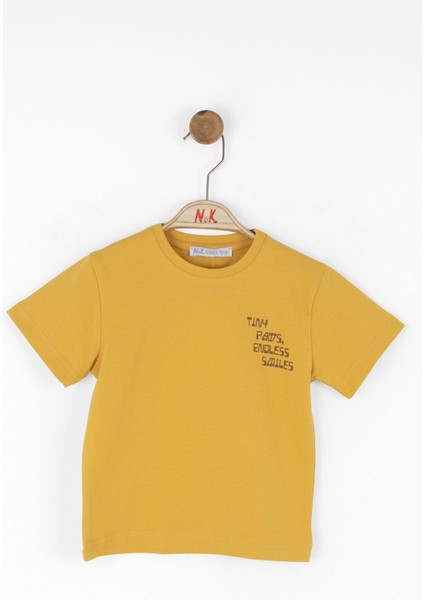 Nk Erkek Bebek Kaplan Tshirt 1-4 Yaş Sarı