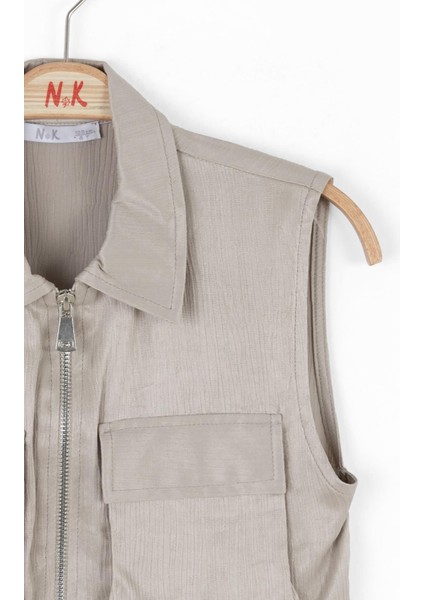 Nk Kız Çocuk Mallorca Yelek 8-14 Yaş Vizon fırsatları