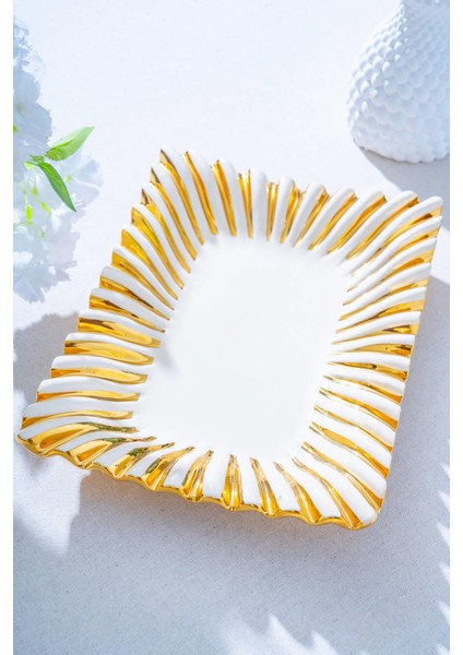 Alba Dekoratif Sunum Tabak - 36 cm