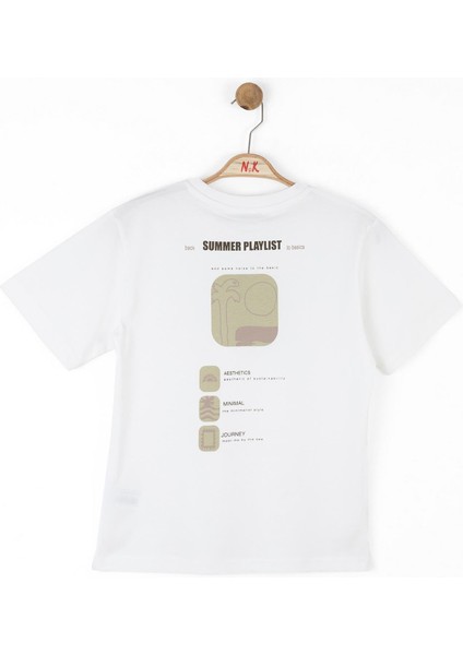 Erkek Çocuk Playlist Tshirt 8-14 Yaş Yeşil