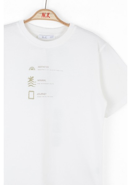 Erkek Çocuk Playlist Tshirt 8-14 Yaş Yeşil