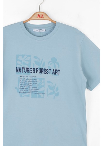 Erkek Çocuk Puresttshirt 8-14 Yaş Mavi modelleri