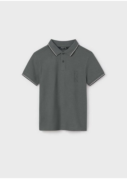 Erkek Çocuk Sırt Baskılı Polo Tshirt 10-14 Yaş Yeşil fiyatları