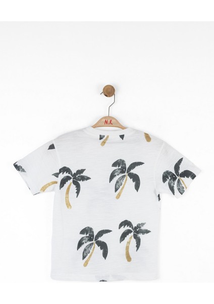 Nk Erkek Çocuk Bahama Tshirt 4-8 Yaş Ekru