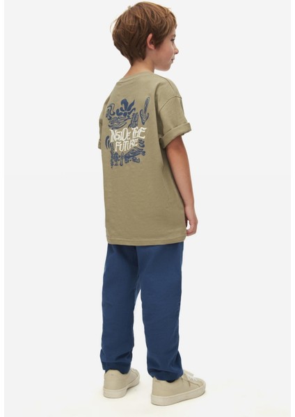 Erkek Çocuk Inside Tshirt 4-8 Yaş Haki fiyatları