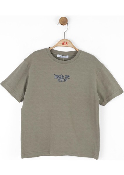 Erkek Çocuk Inside Tshirt 4-8 Yaş Haki modelleri