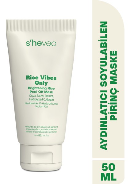 Rice Vibes Only – Aydınlatıcı Pirinç Maske
