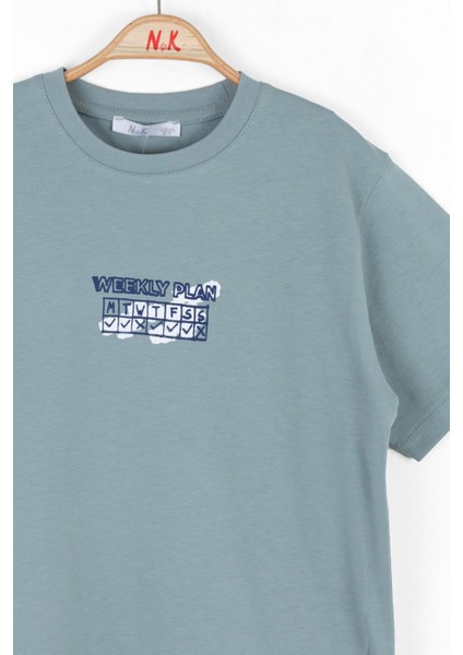 Erkek Çocuk Plan Tshirt 8-14 Yaş Mint modelleri
