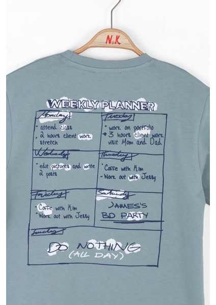 Erkek Çocuk Plan Tshirt 8-14 Yaş Mint fırsatları