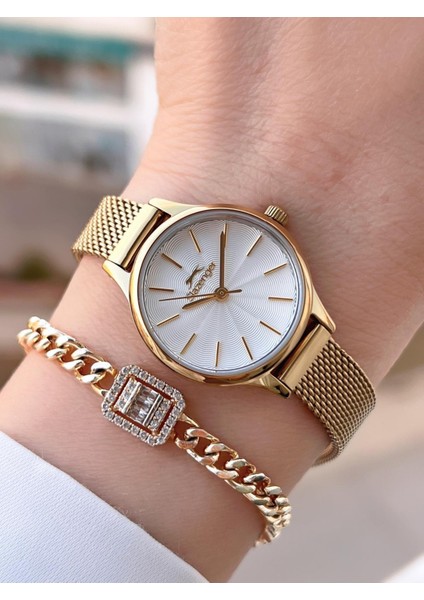 Çelik Kordon 2 Yıl Garantili 5 Atm Bileklik Hediyeli Kadın Kol Saati BSL.09.2458.3.03