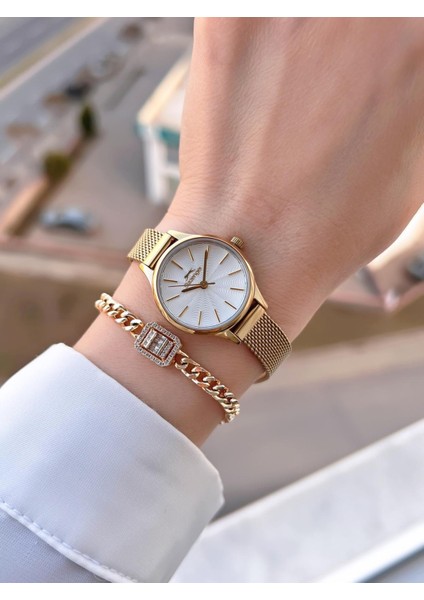 Çelik Kordon 2 Yıl Garantili 5 Atm Bileklik Hediyeli Kadın Kol Saati BSL.09.2458.3.03 fiyatları