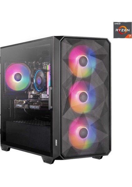 DRX7367 Ryzen 7 7700 32GB Ddr5 1tb M.2 Nvme SSD 8gb RTX4060 Hazır Sistem