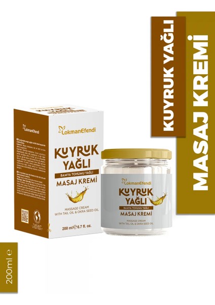 Masaj Kremi 200 ml Shea Yağı ve Vitamin E Takviyesi ile Zenginleştirilmiş