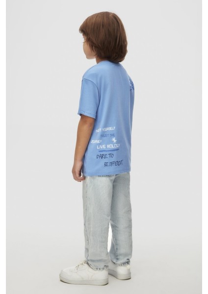 Erkek Çocuk Mare Tshirt 4-8 Yaş Mavi fiyatları