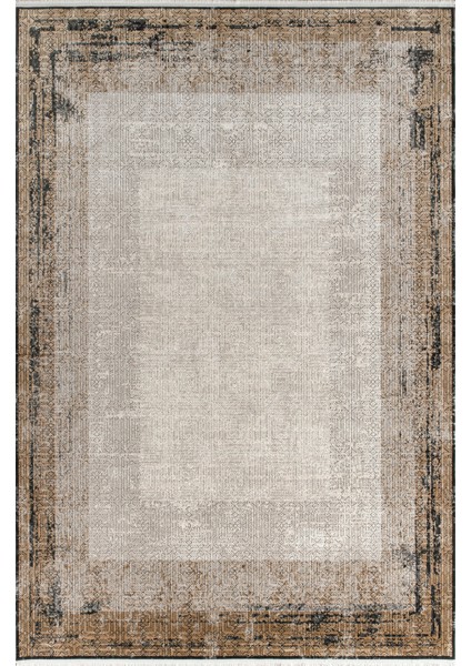 Bearny Modern TD04A Gold Krem Viskon Akrilik Yumuşak Dokulu Halı Karademir Home
