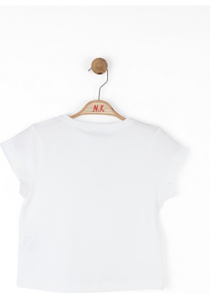 Nk Kız Çocuk Find Tshirt 8-14 Yaş Ekru