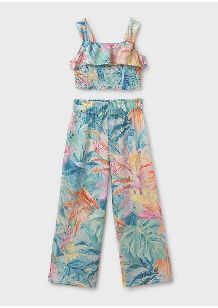 Mayoral Kız Çocuk Baskılı Pantolonlu Takım 10-14 Yaş Pembe fiyatları