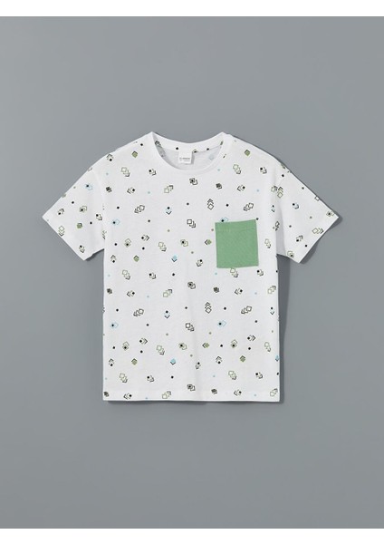 Bisiklet Yaka Erkek Çocuk Şortlu Pijama Takımı