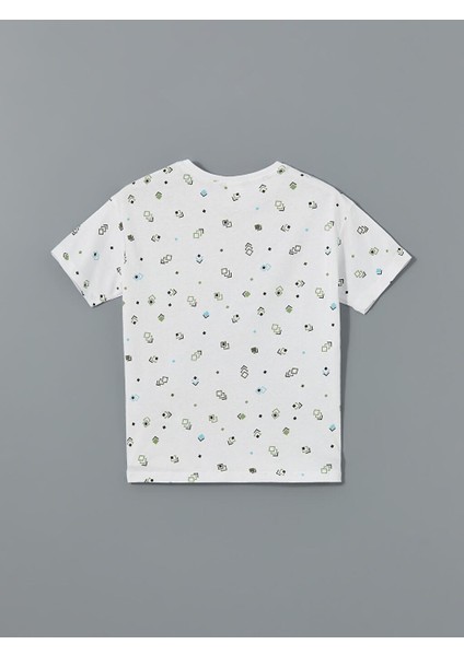 Bisiklet Yaka Erkek Çocuk Şortlu Pijama Takımı