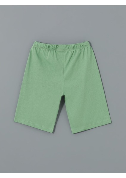 Bisiklet Yaka Erkek Çocuk Şortlu Pijama Takımı