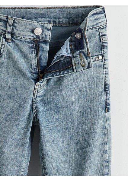 Beli Ayarlanabilir Lastikli Erkek Çocuk Jean Pantolon