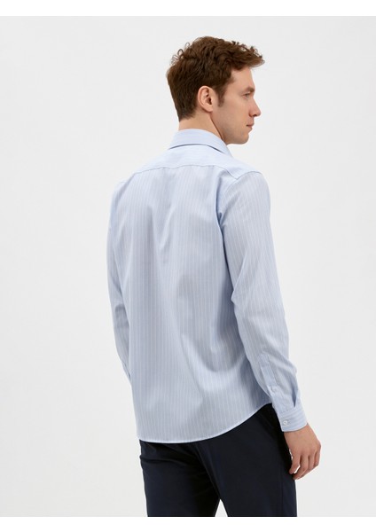 Erkek Regular Fıt Gömlek-Mavi modelleri