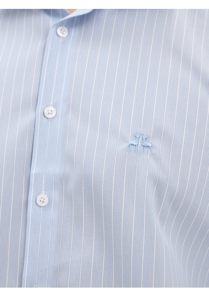 Erkek Regular Fıt Gömlek-Mavi indirimleri