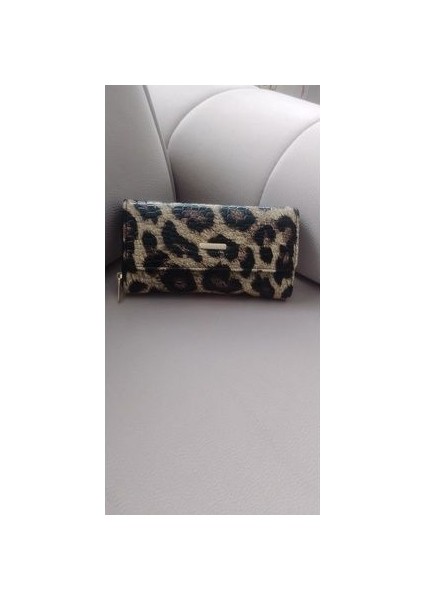 Leopar Desen Rugan Kağıt Para Bozuk Para Kartlık ve Telefon Bölmeli Çok Şık Kadın Cüzdan modelleri