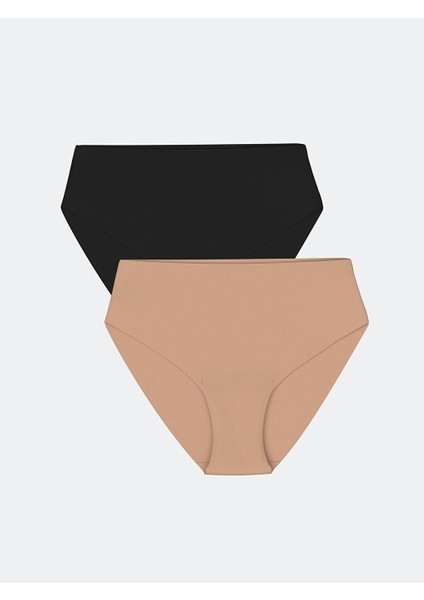 Düz Bikini Külot 2'li Paket