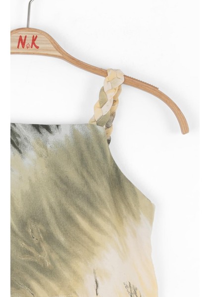 Kız Çocuk Batik Crop 8-14 Yaş Haki fırsatları