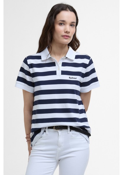 Ashbourne Çizgili Polo Yaka NY73 Navy Stripe