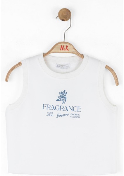Nk Kız Çocuk Blossom Crop 8-14 Yaş Ekru