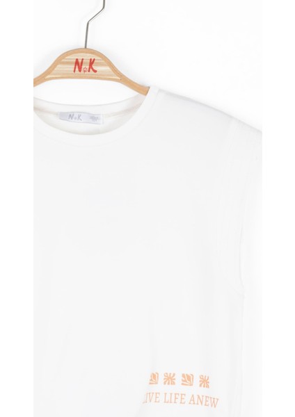 Nk Kız Çocuk Anew Tshirt 8-14 Yaş Ekru modelleri