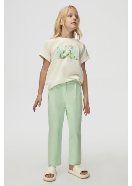 Nk Kız Çocuk Roots Tshirt 8-14 Yaş Mint