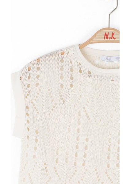 Kız Çocuk Harmony Tshirt 8-14 Yaş Krem modelleri