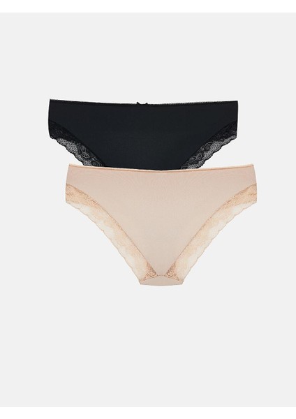 Dantel Detaylı Bikini Külot 2'li Paket fiyatları