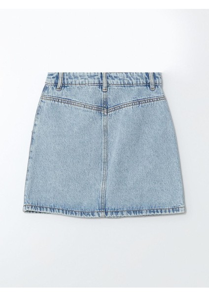 Kız Çocuk Kargo Jean Etek modelleri