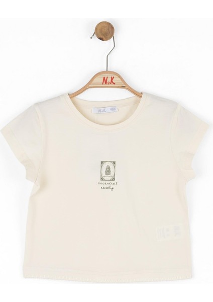 Kız Çocuk Malta Tshirt 8-14 Krem fiyatları