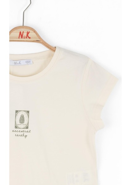 Kız Çocuk Malta Tshirt 8-14 Krem fırsatları