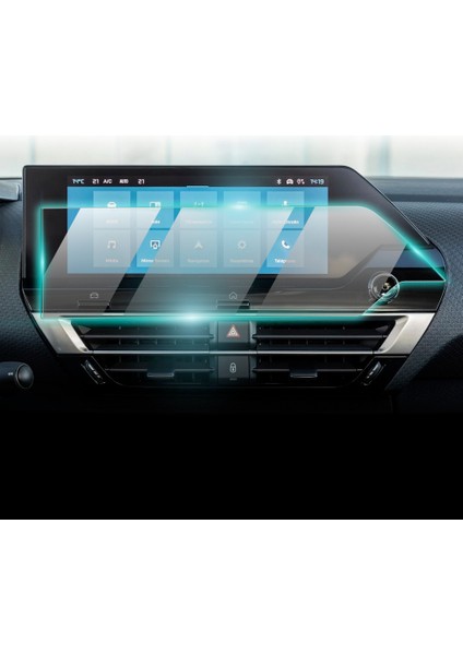 Citroen 2021-2024 C4 - C4 Max 10 Inch Navigasyon Için 9h Nano Ipg Proactive Ekran Koruyucu. fiyatları