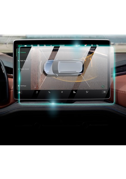 Skoda 2024-2025 Kodiaq 13 Inch Navigasyon Için 9h Nano Ipg Proactive Ekran Koruyucu,