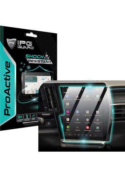 Renault 2024-2025 Austral 12 Inch Navigasyon Için 9h Nano Ipg Proactive Ekran Koruyucu